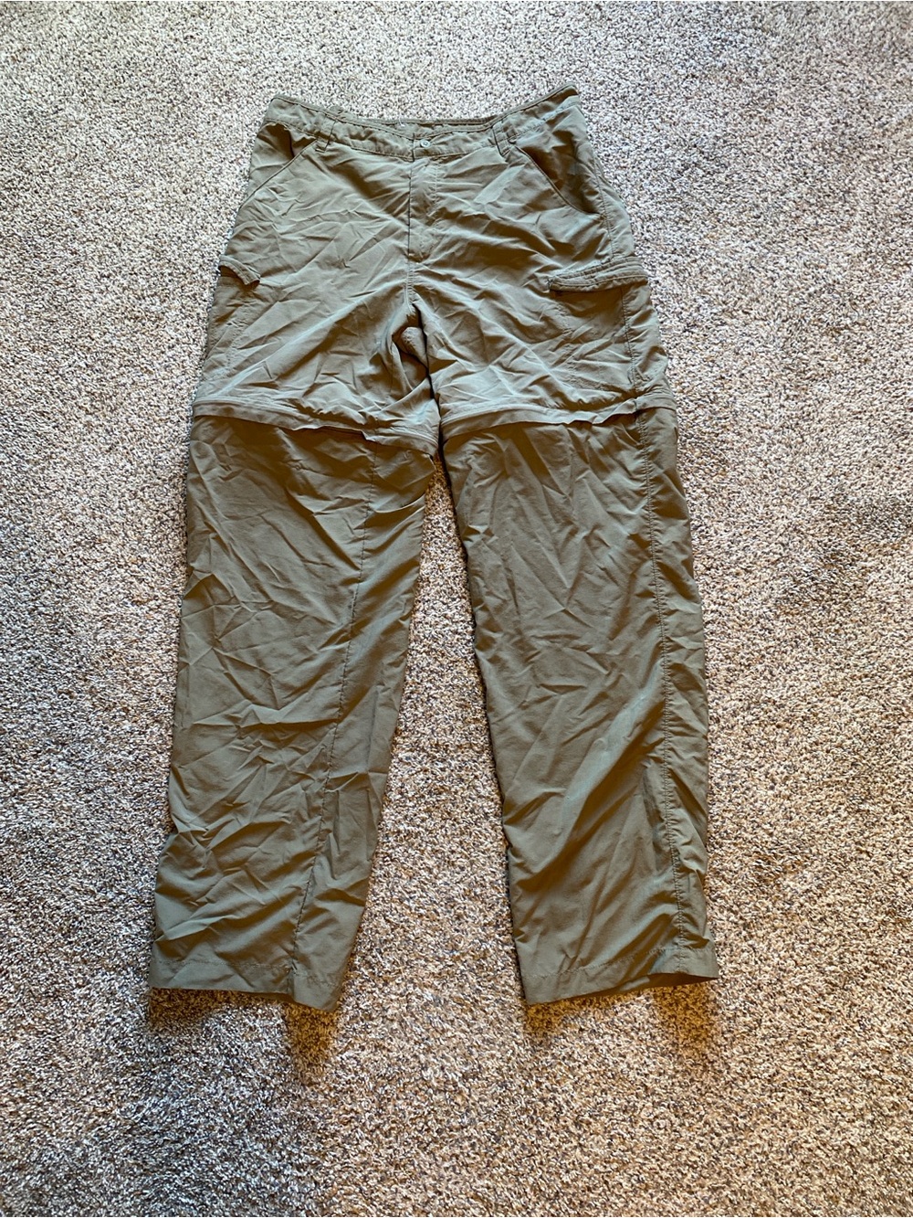 Columbia Women’s Straight-Leg Olive Convertible Pants Size Medium